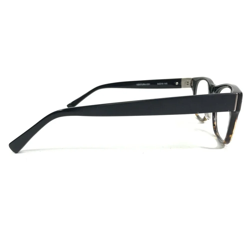 Public Eyeworks Eyeglasses Frames VENTURA-C01 Black Tortoise Rectangle 54-19-145